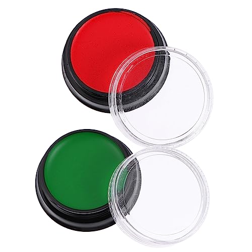 CRILSTYLEO 2pcs Fake Wound Beauty Face Pintura Cuerpo Aceite Para El Teatro Halloween Cosplay