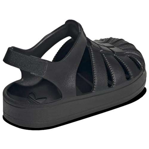Adidas Originals Superstar Sandal - Boys' Preschool (JS2844, Black/Black/Black)3