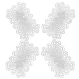 Décoration de table élégante : sublimez vos repas avec ces sets de table brodés aux délicats motifs de dentelle, apportant une touche vintage raffinée idéale pour les fêtes ou les repas du quotidien. napperons au crochet français, sets de table rétro