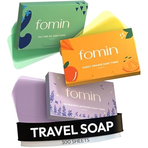 FOMIN - Portable Antibacterial Paper Soap Sheets for Hand Washing Cover