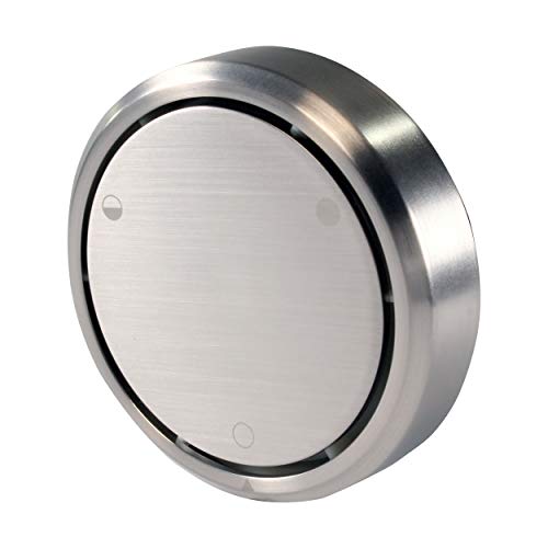 Westbrass D493CH-07 Opatentowana pokrywa przelewowa z głębokim zamoczeniem dla pełnego i częściowego zamknięcia przelewowego, satynowy nikiel