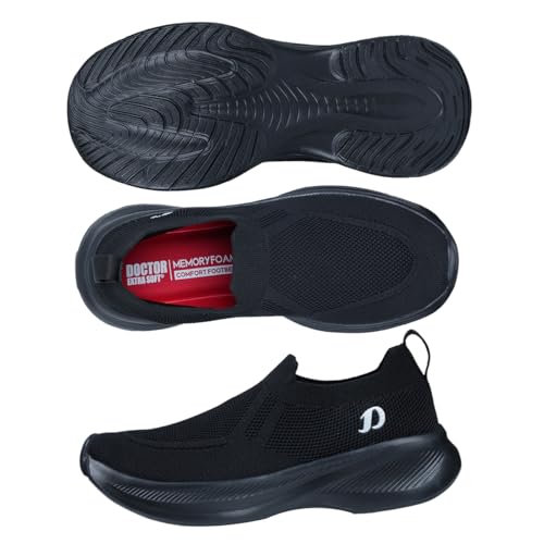 DOCTOR EXTRA SOFT Men's Sports Shoes with Memory Foam Cushioned Insole|Running Walking Gym Training Jogging Athletics|Comfortable & Stylish|Casual & Lightweight|Slipon Sneaker Gent's & Boy's ART-2008
