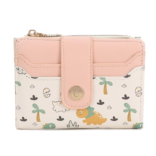 Women Wallet Simple Bifold Wallets PU Leather Purse Thin Short Small Bifold Cash Card Holder Bag Compact Women Short Wallet