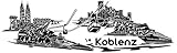 Wandtattoo Skyline Koblenz XXL Text Stadt Wand Aufkleber Wandsticker Wandaufkleber Deko sticker Wohnzimmer Autoaufkleber 1M514, Skyline Größe:Länge 280cm