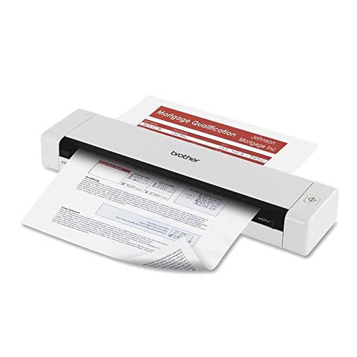 Brother DS-720D Mobile Color Page Scanner, White (DS720D)