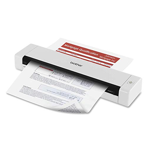 Brother DS-720D escaner - Escáner (210 x 297 mm, 600 x 600 dpi, 1200 x 1200 dpi, Color Blanco, Dual CIS, BMP, GIF, JPG, PDF, PNG, Tiff)