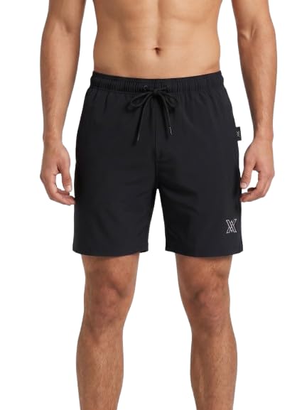 Image of Xaavo Men's Navy Blue NS Lycra Shorts for Gym, Running & Sports