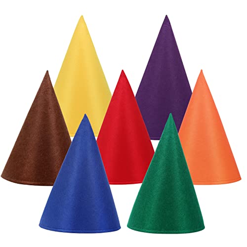 BEIMEIII Lot de 7 bonnets d'elfe pour adultes - Pour carnaval, fête à thème, Noël Cover