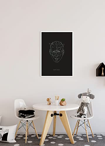 Póster de Star Wars Lines de Maul tamaño 50x70 cm para revivir el poder del Lado Oscuro 7