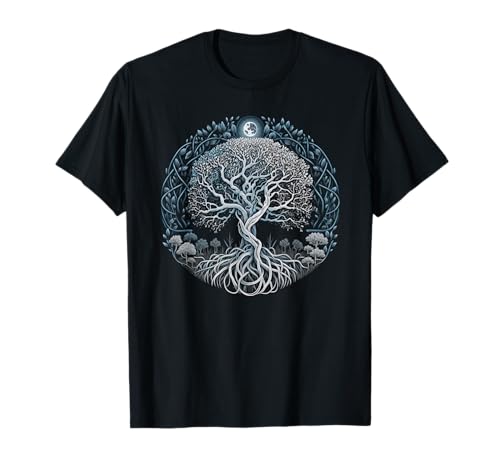 Árbol de la vida Yggdrasil vikingo Midgard Thor Walhalla Camiseta