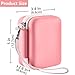 Leayjeen Underwater Camera Case Compatible with YISENCE/Trsunow/HICSHON/Yifecial/QUNVAL 11FT Waterproof Camera,Selfie Underwater Camera, Waterproof Floatable Digital Camera-Pink(Case Only)