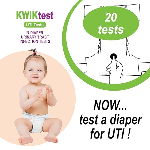 UTI Diaper Tests (20) for Baby - Toddler - Adult - Urinary Tract Infection