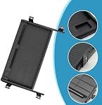 Keyboard Tray Under Desk Slide, Portable ABS Ergonomic Sliding Keyboard Under Desk Pull Out Tray for Office and Home