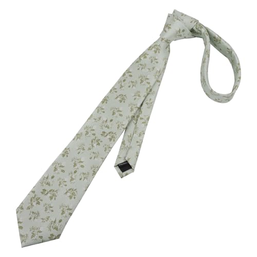 Image of Alizeal Mens 3.15'' Light Color Rustic Tie Handkerchief | with Flower Printed Handkerchief for Wedding Business Daily Wear