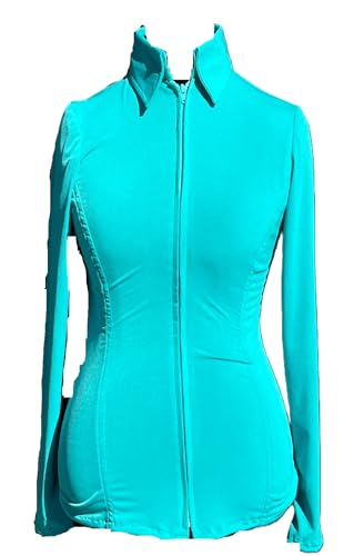 EQUIEMPRESS Western Showmanship Horsemanship Pleasure Show Plane Shirt -Taffeta Show Shirt AM-36 (US, Alpha, Small, Regular, Regular, AS PER Picture)