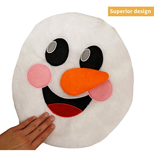 image for JOYIN 10 Pieces Christmas Santa and Snowman Themes Bathroom Decoration