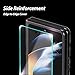 DOME GLASS Whitestone Screen Protector for Samsung Galaxy Z Fold 5 2023, Full Tempered Glass Shield with Liquid Dispersion Tech with UV Lamp [Easy to Install Kit] Smart Phone Screen Guard - Two Pack