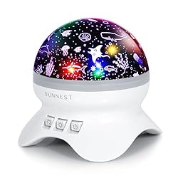 SUNNEST Baby Night Light Kids Projector