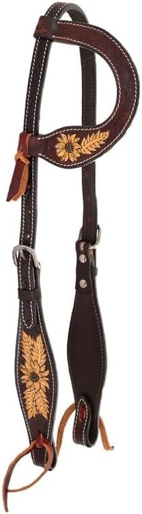 Circle Y Golden Sunflower One Ear Headstall