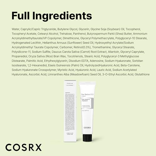 COSRX Retinol 0.3% Cream, Anti-Aging Eye & Neck Cream (0.67 fl.oz) - image 8
