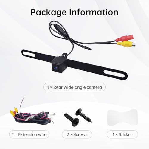 Image of ATOTOZONE AC-HD02LR 720P HD Backup Camera with Live Rear View,150º Wide-Angle,Night Vision, IP67 Waterproof,Only Compatible with A5, A6, F7, S8, X10,V10 Series