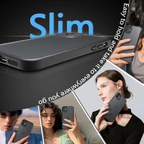 Image of iPhone 11 Case,Translucent Matte(Black, iPhone 11)