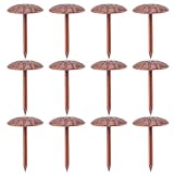 SOLUSTRE 500 Stück Antike Sofanägel aus Eisen Runde Reißzwecken für Selbstgemacht Projekte Braune Polsternägel zur Befestigung von Fotos und Papier Bett oder Korktafel