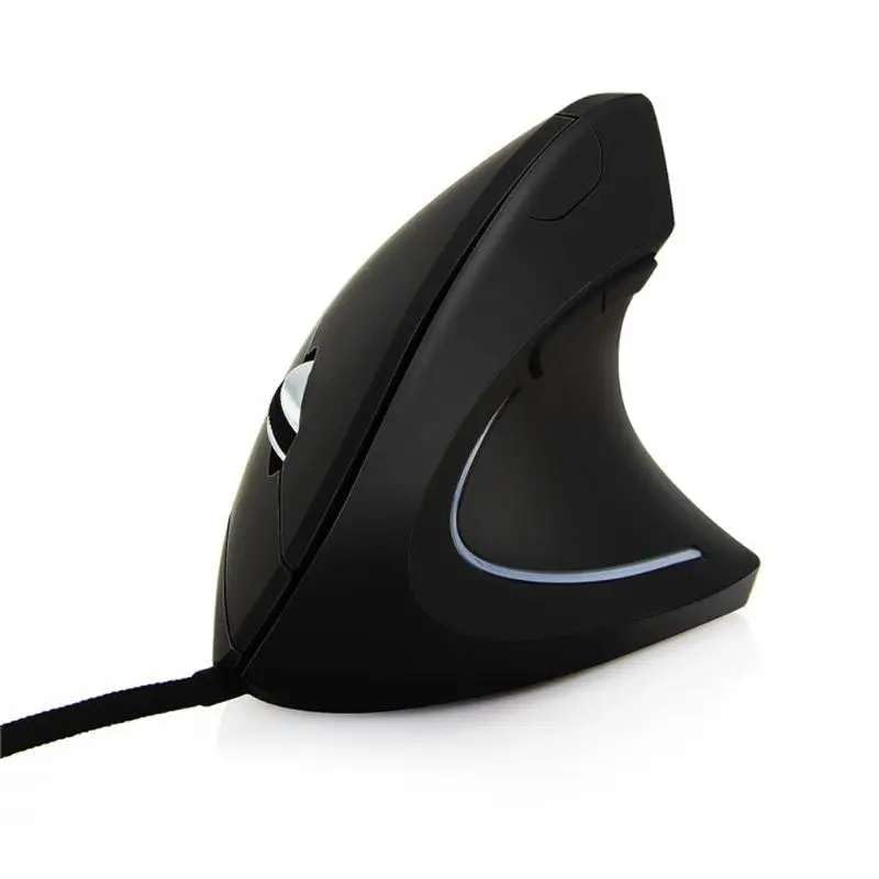 Ergonomic Vertical Wired Mouse for Pain-Free Computing & Enhanced Gaming â€“ 800/1200/1600 DPI Optical Sensor