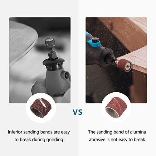 Multifunktionswerkzeug Tilswall, Drehwerkzeug 160W mit 145 Zubehöre, 8000-33000 rpm, Biegsame Welle, zum Fräsen, Trennen… – Bild 3