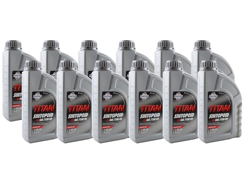 Fuchs 12 Liter TITAN SINTOPOID LS SAE 75W-90 Gear Oil (12 x 1L)