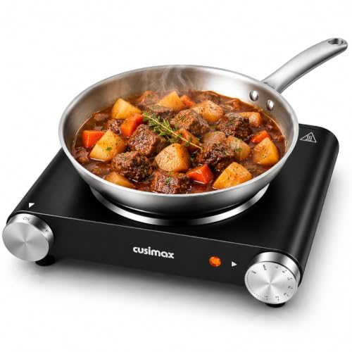 Cusimax Hot Plate Electric Burner Single Burner...
