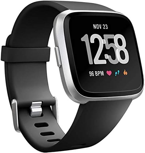 Wepro Bands Compatible with Fitbit Versa 2 Bands, Soft Bands Compatible with Fitbit Versa 2 Bands for Women Men, Sport Bands Compatible with Fitbit Versa Bands, Large, Black Product Image