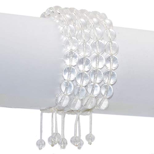 Image of AD Beads Natural 10mm Gemstone Bracelets Healing Power Crystal Macrame Adjustable 7-9 Inch