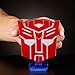Transformers Icons Optimus Prime 6.75-Inch Voyager Class Action Figure that Converts to Autobot Logo Symbol, Display Stand, Robot Toys for Ages 8+