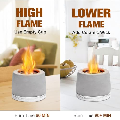 Aikami 001 Concrete Tabletop Fire Pit Bowl thumb #1