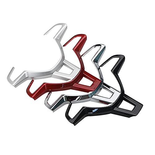 Sticker Auto Auto Stuurknoppen Cover Trim Fit voor Skoda Kodiaq Octavia A7 Rapid Yeti Fantastische accessoires Auto… - Afbeelding 3