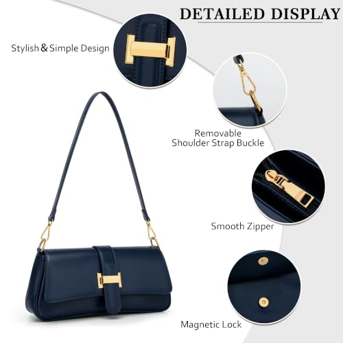 Image of KKXIU Shoulder Bag for Women Small Hobo Handbag Mini Retro Clutch Purses
