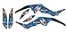 NUOVA EDIZIONE 2020. Compatibile con YAMAHA RAPTOR 350, YEARS 2004-2014, CLOWN.Nome e numero GRATUITI. Kit adesivi grafici personalizzati in vinile MX con decalcomania.