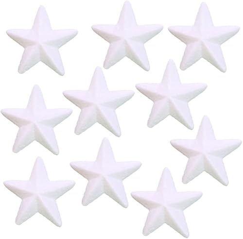 Miniatura 6 de NOLITOY 10 piezas de decoración de estrellas para niños, juguetes a granel para bolas de espuma de 3 pulgadas, estrella de estrella, estrella,