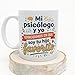 Imagen de MUGFFINS taza mamá y papá con frase Mi psicólogo y yo coincidimos en que soy tu hijo favorito en Español