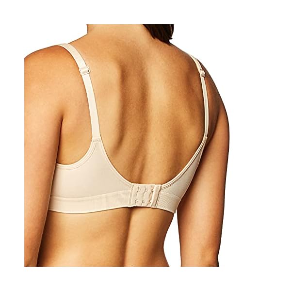 Fruit of the Loom Women's Seamless Wire Free Lift Bra,In The Buff,38D