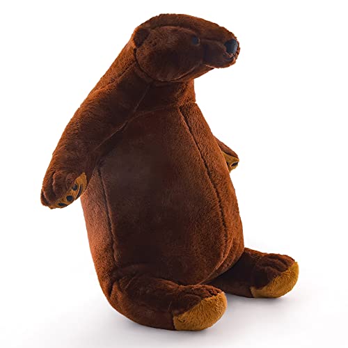 SNOWOLF Riesen Simulation 60cm Bär Spielzeug Gefüllte Tier Plüsch Puppe Riesige Kuschel Teddybär für Home Dekoration Valentinstag Geburtstagsgeschenk (60cm, Braun)