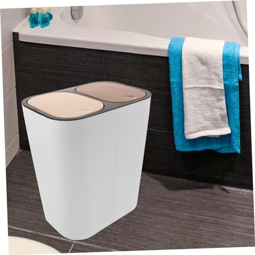 Caneca de basura rectangular para clasificación seca y húmeda miniatura 4