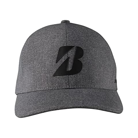 Bridgestone Golf Standard Tour B Delta Fitted Cap, Melange Blue, S/M Cover