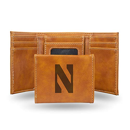 Image of Rico Industries NCAA Laser Engraved Trifold Laser Engraved Tri-Fold Wallet - Men's Accessory