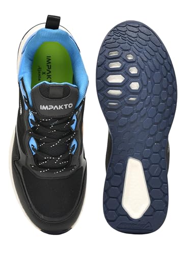 Image of Impakto Ultra Rise Men Running Shoes | Brethable Upper | Lightweight Sport Shoes for Travel & Casual | Cushioned Insole | Skid Resistant for Firm Grip
