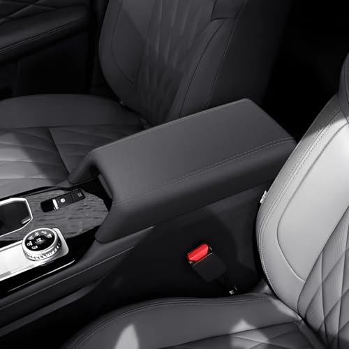 LUWU Center Console Cover Hidden Storage Box Compatible with 2025 Mitsubishi Outlander Silicon Material [2 in 1 Design] Armrest Cover Center Console Hidden Organizer Box (NOT for Outlander PHEV&Sport)