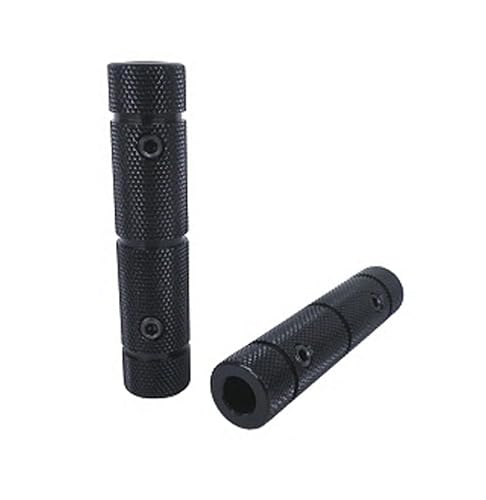 Aluminum Pedal Grip Kit Black Anodized for 3/8" O.D. (Outside