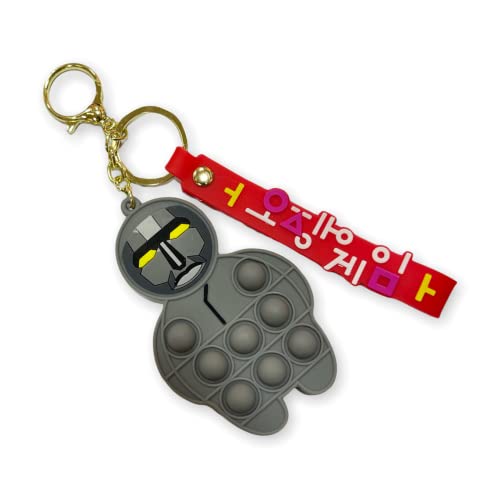 Image of AUGEN Cute Pop It Coin Purse Pouch Keychain For Gifting With Key Ring Anti-Rust (Pack Of 1)