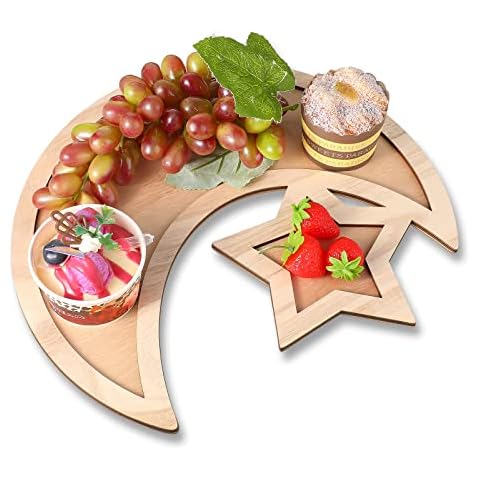 Bandeja Decorativa de Madera Eid Mubarak Cover